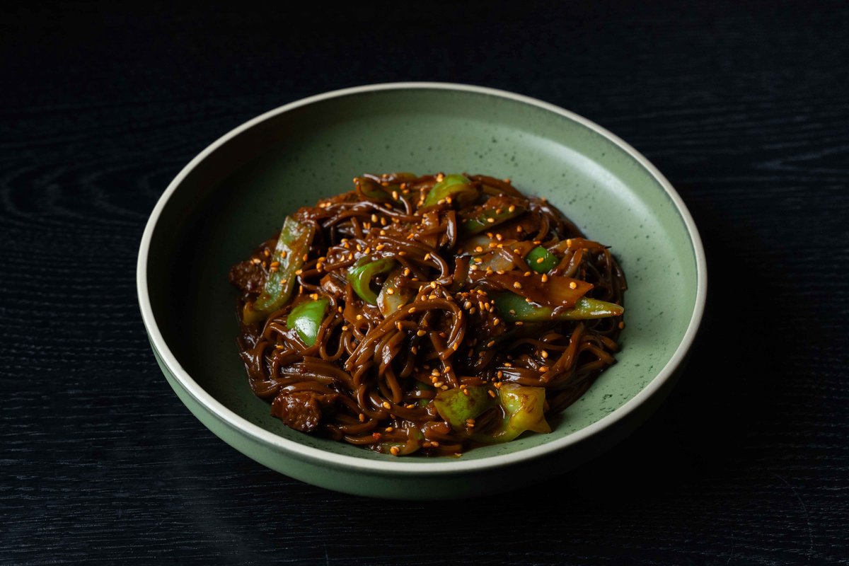 Гречневая лапша с говядиной