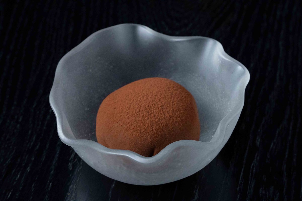 Моти с кофейным кремом и карамелью