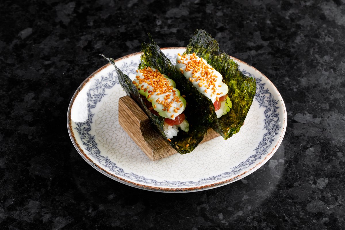 Тунец бигай с васаби и пармезаном